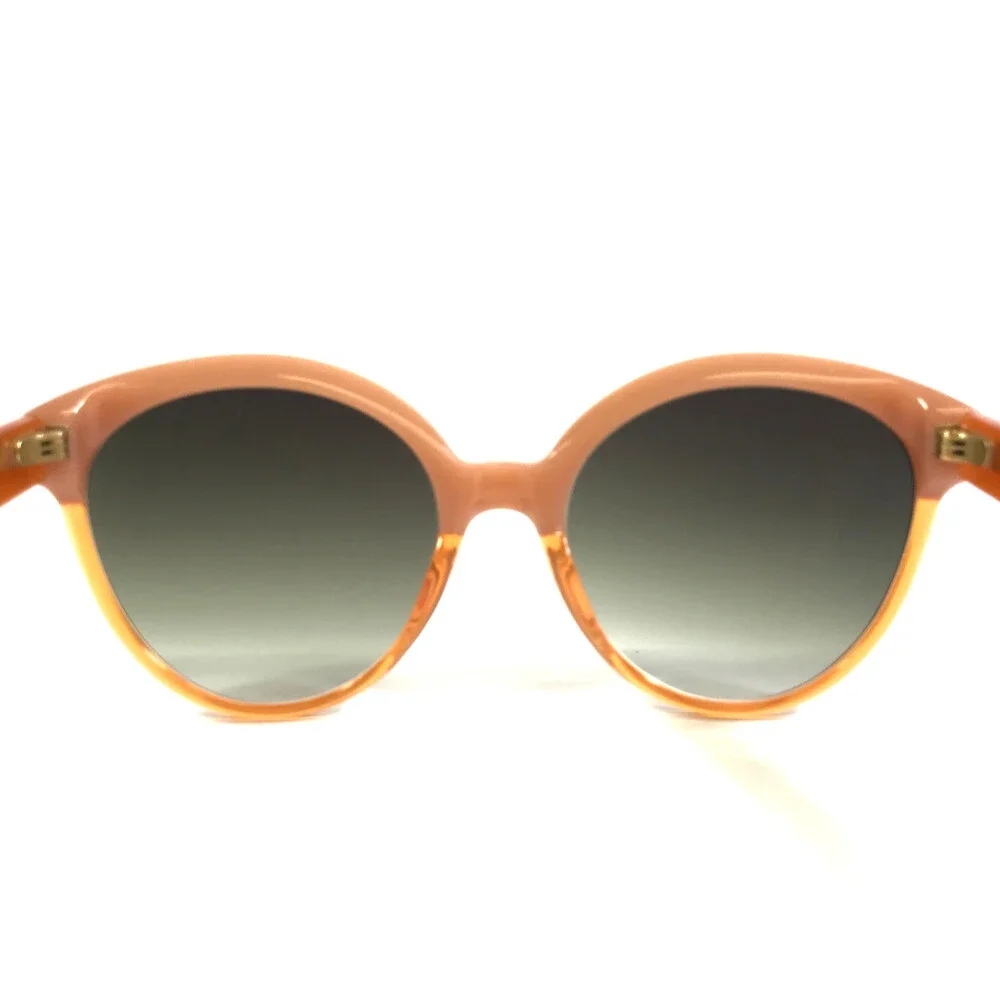 Alfred Kerbs Sunglasses ANDREA OG Orange Cat Eye Frames w/ Gradient Gray Lenses